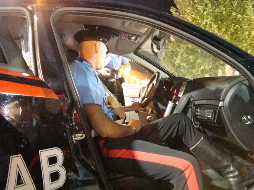 Una pattuglia di carabinieri