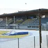 La nuova tribuna del Polisportivo