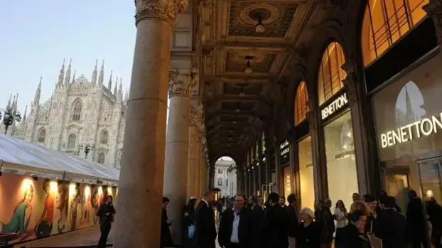 Il mega store di Benetton a Milano, chiuso nel 2021 dal gruppo di Ponzano