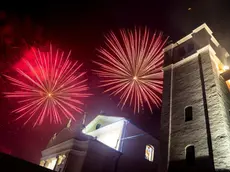 Fuochi d'artificio la sera del 15 agosto