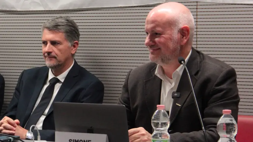 Il deputato Enrico Cappelletti e il coordinatore Simone Contro
