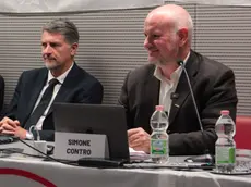 Il deputato Enrico Cappelletti e il coordinatore Simone Contro