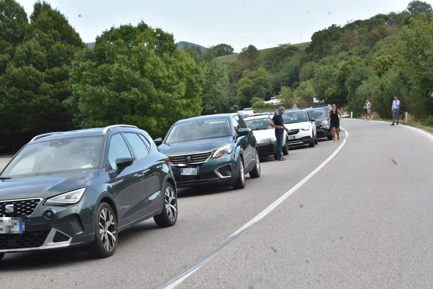 Code e rallentamenti in seguito all'incidente
