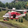 L'elicottero dei vigili del fuoco