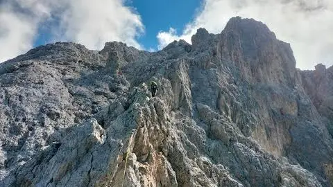 Lo spigolo nord del monte Agner