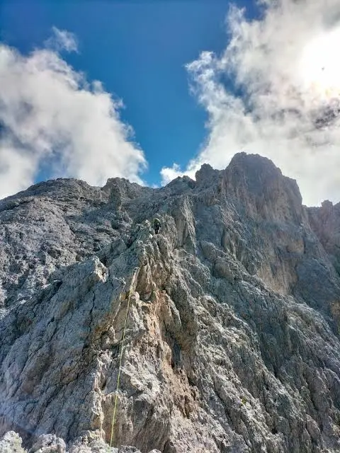 Lo spigolo nord del monte Agner