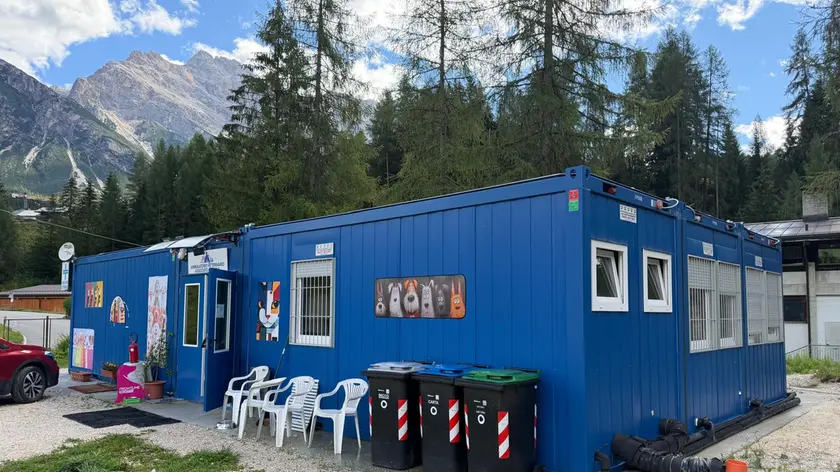 L'ambulatorio veterinario provvisorio a Socus