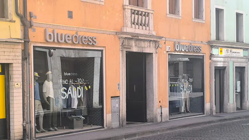 Il negozio cittadino di via Matteotti