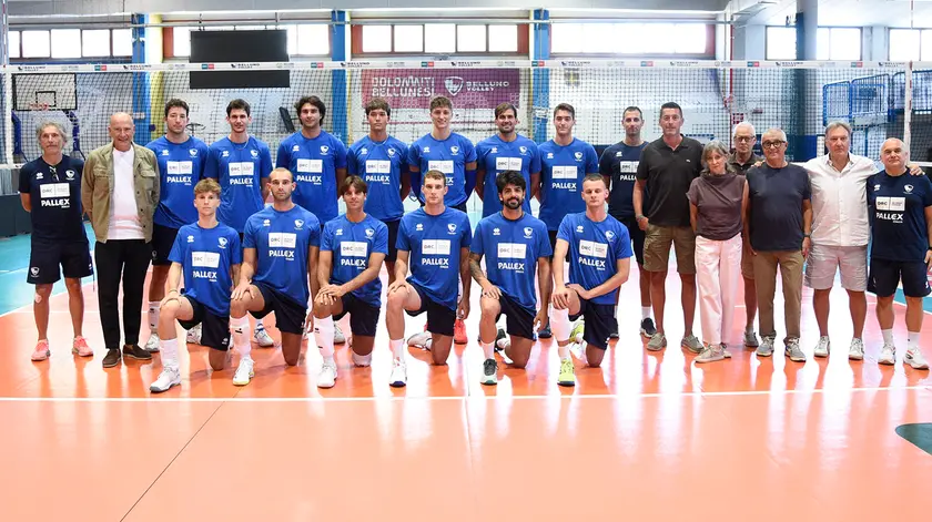 Il Belluno Volley al primo giorno di ritiro