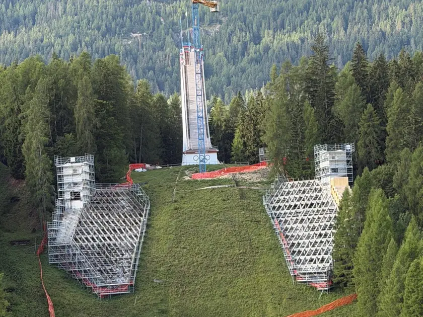 Trampolino Zuel a Cortina
