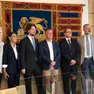Il colonnello Risottino con Alberto Stefani