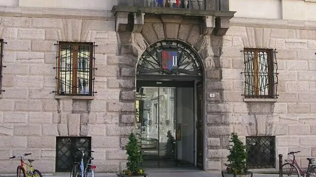 Una veduta di Palazzo Piloni, sede della Provincia di Belluno