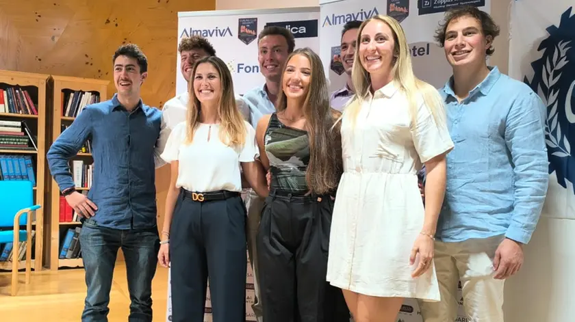 Le due squadre del Curling Club Dolomiti