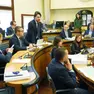 Una seduta della giunta regionale del Veneto guidata dal presidente Stefani