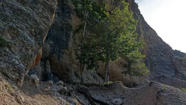 La cengia del Lavinores nelle Dolomiti d'Ampezzo