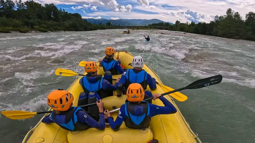 Rafting nel Cordevole, fra Sedico e Sospirolo