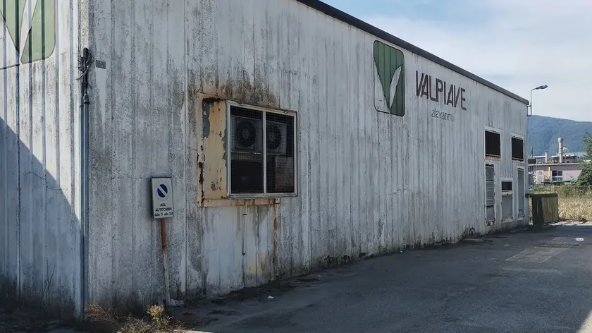 L'ex capannone di Valpiave