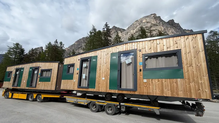 Le mobile home in partenza