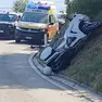 La scena dell'incidente in via Cansiglio (Foto Spina)