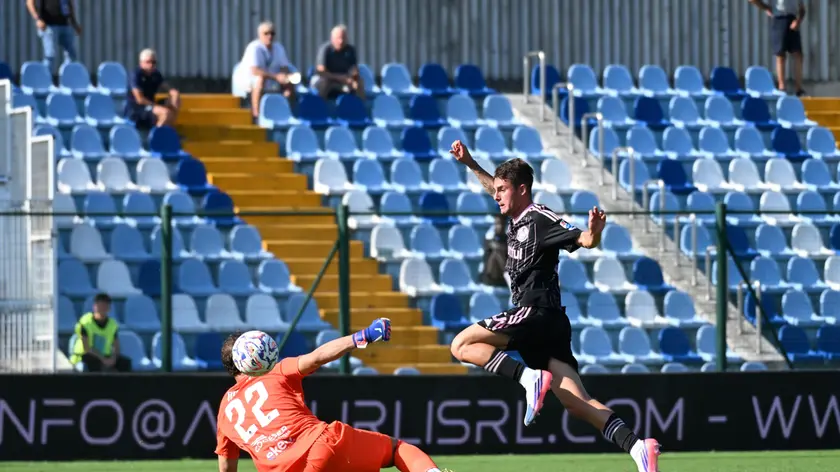 La rete di Sia che ha deciso la partita (Foto Beppe De Zanet)
