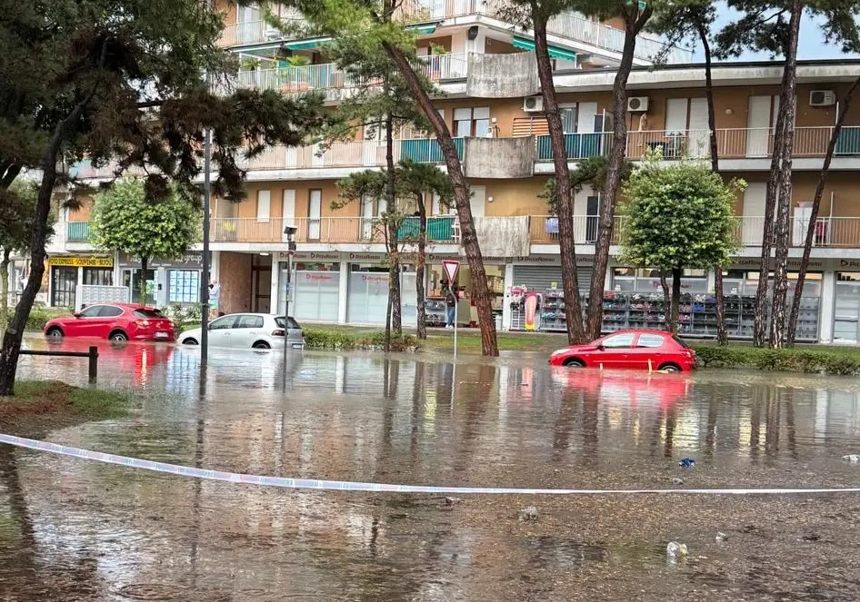 Lignano piazza Rosa dei Venti