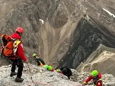 Il soccorso alpino in azione