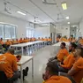 Un'assemblea dei lavoratori Hydro