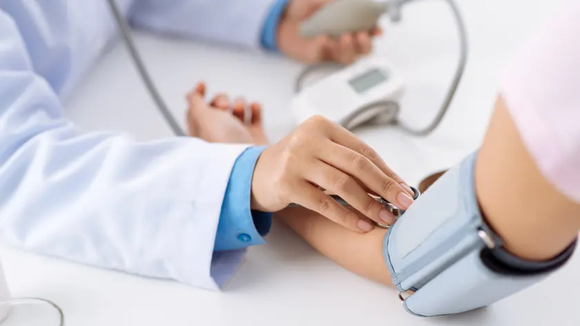 Durante il check up sarà anche misurata la pressione