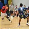 Matteo Parro Osorio in azione contro il Modena (Foto Perona)
