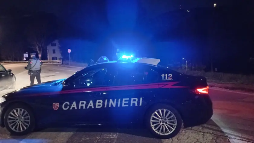 Una pattuglia dei carabinieri della Compagnia di Cortina