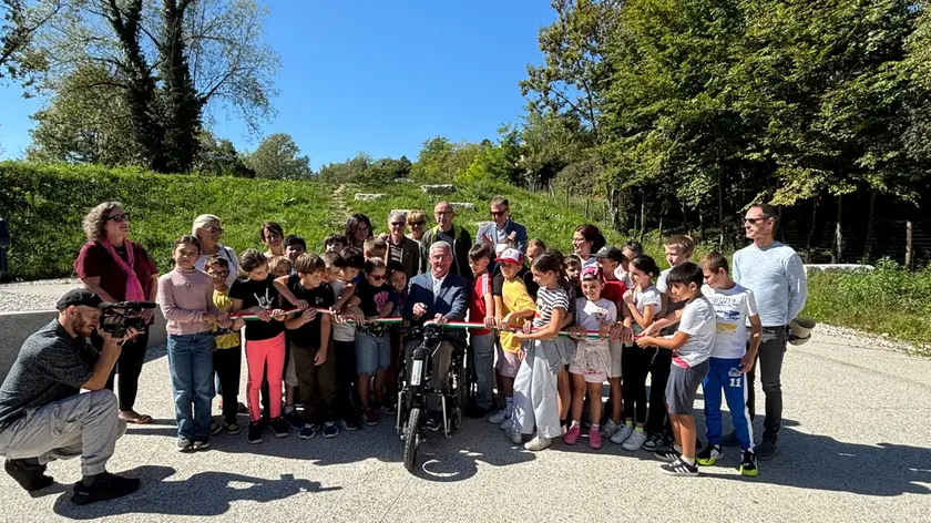 L'inaugurazione del parco