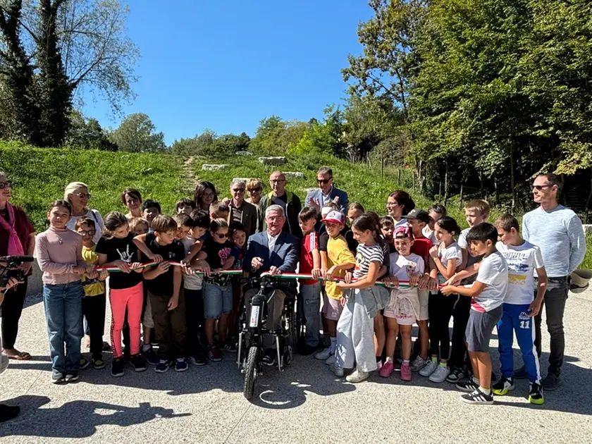L'inaugurazione del parco