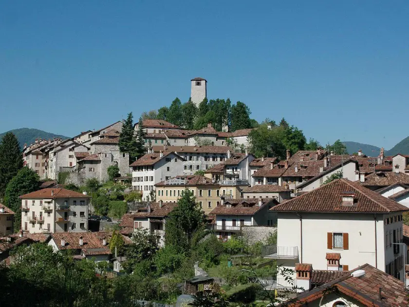 Una vista del centro storico di Feltre