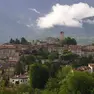 Una veduta dall'alto di Feltre