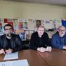 borgo valbelluna, acc, incontro dei sindacati, da sx: michele ferraro uilm, mauro zuglian fim e la rsu massimo busetti