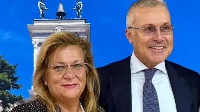 Roberta Nesto, sindaco di Cavallino-Treporti e coordinatrice nazionale del G20 con l'assessore regionale al turismo del Fvg, Bini