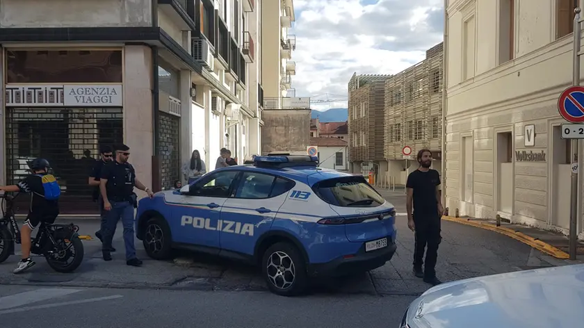 Il luogo in cui è avvenuto il litigio e l'intervento della polizia