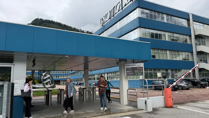 La fabbrica Luxottica di Agordo