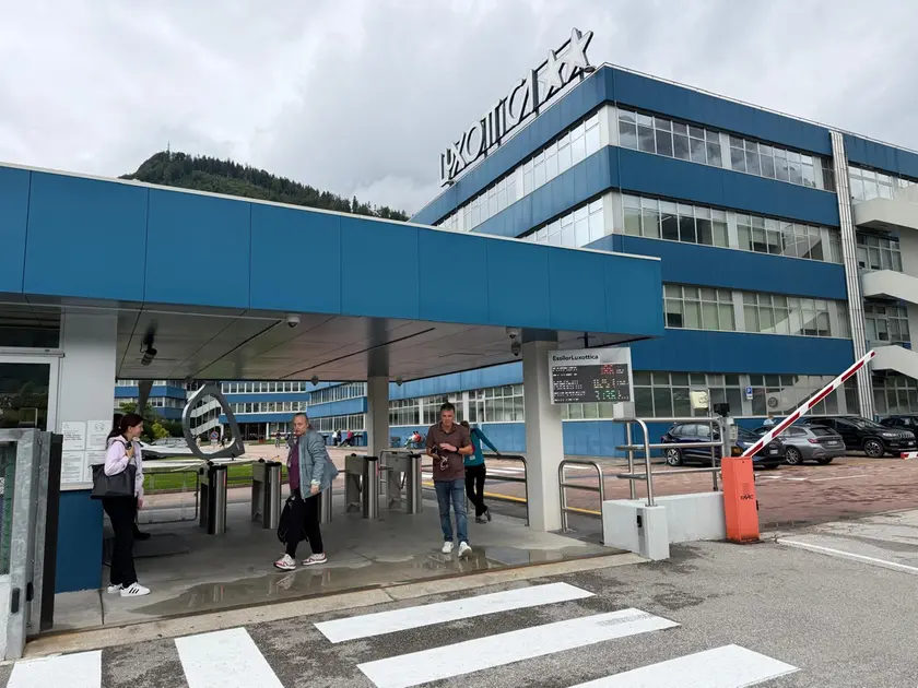 La fabbrica Luxottica di Agordo