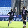 L'esultanza di Sia dopo il pareggio (Foto Beppe De Zanet)