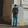 Il pannello per le segnalazioni al Portello a Padova