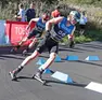 Elia Barp in azione a Dobbiaco (Foto Newspower)