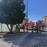 L'intervento dei vigili del fuoco