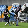 Un colpo di testa di Davide Mondonico (Foto di Beppe De Zanet)