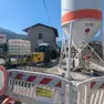 Il primo tratto del cantiere in via Cal de Sach a Ronchena