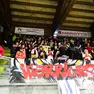 Gli Warriors, i tifosi dell'Alleghe (Foto Floridia)