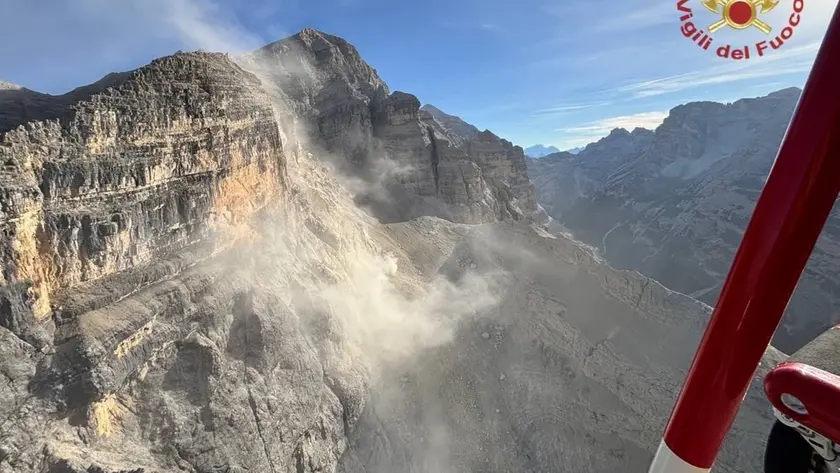 Il crollo avvenuto sulla Tofana di Dentro