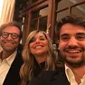 Enrico Angelucci con la moglie Assunta e il figlio Nicola