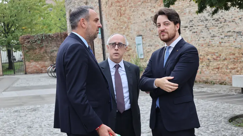 Il presidente Stefani a Treviso con il sindaco Conte e Rapicavoli