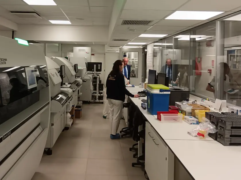 Laboratorio di analisi in ospedale